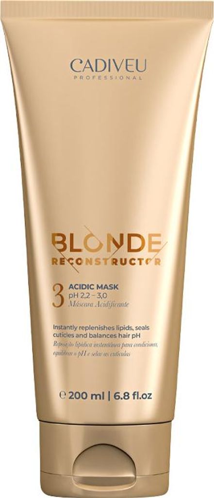 Cadiveu Blonde Reconstructor Acidic Mask N.3 200ml Produktbild 