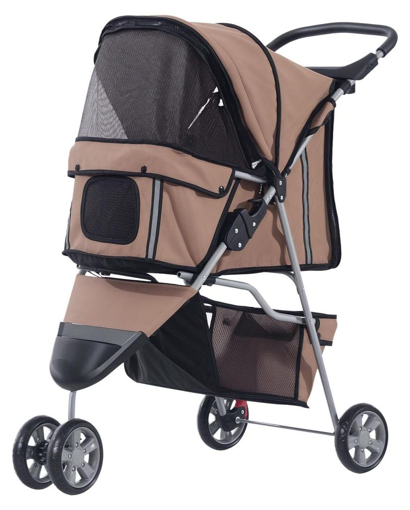 PawHut Hundewagen Hundebuggy Katzenwagen Tierbuggy Pet Produktbild 