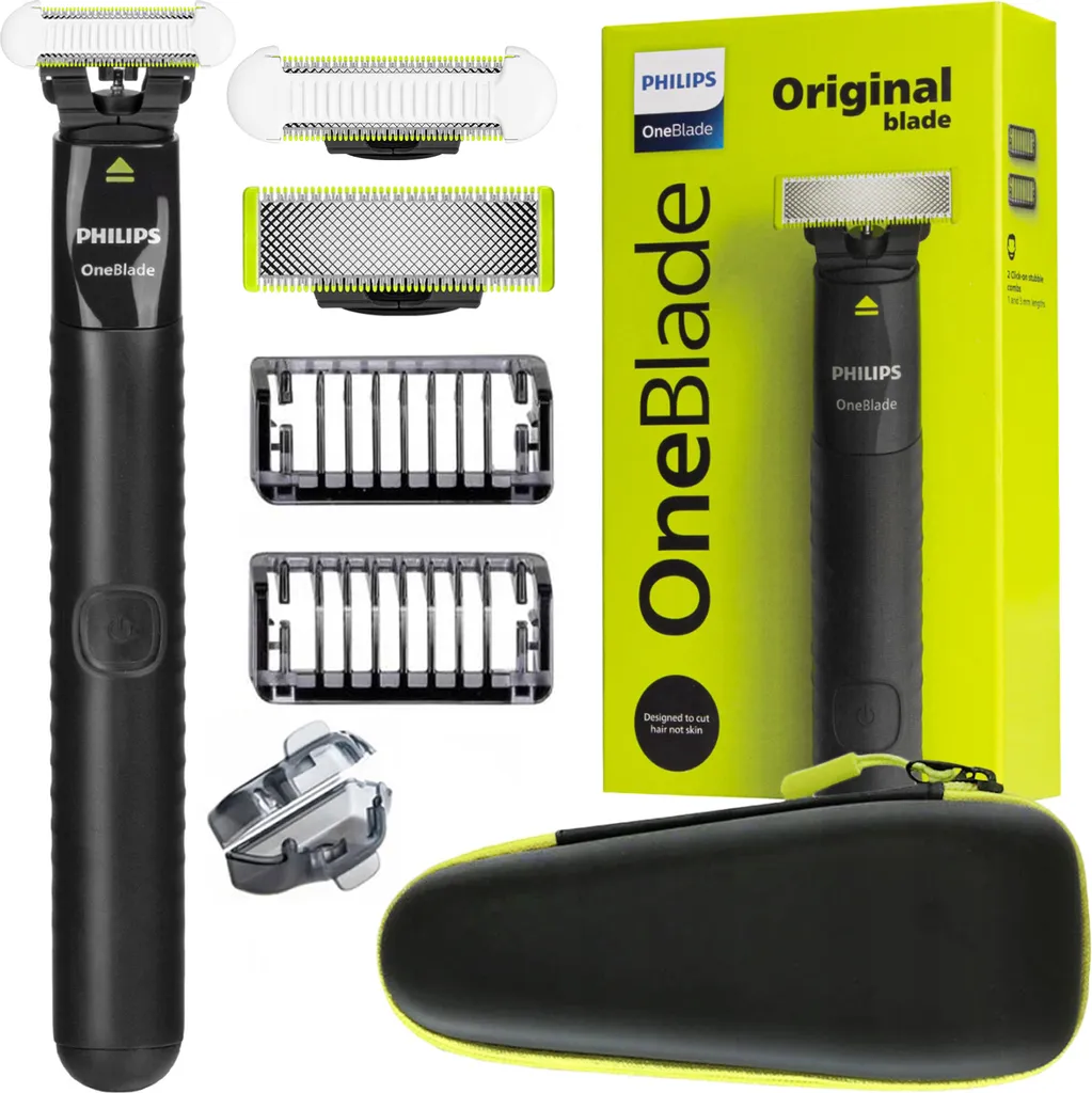Philips OneBlade QP1424/10 Rasoio Elettrico + SkinProtect QP229/52