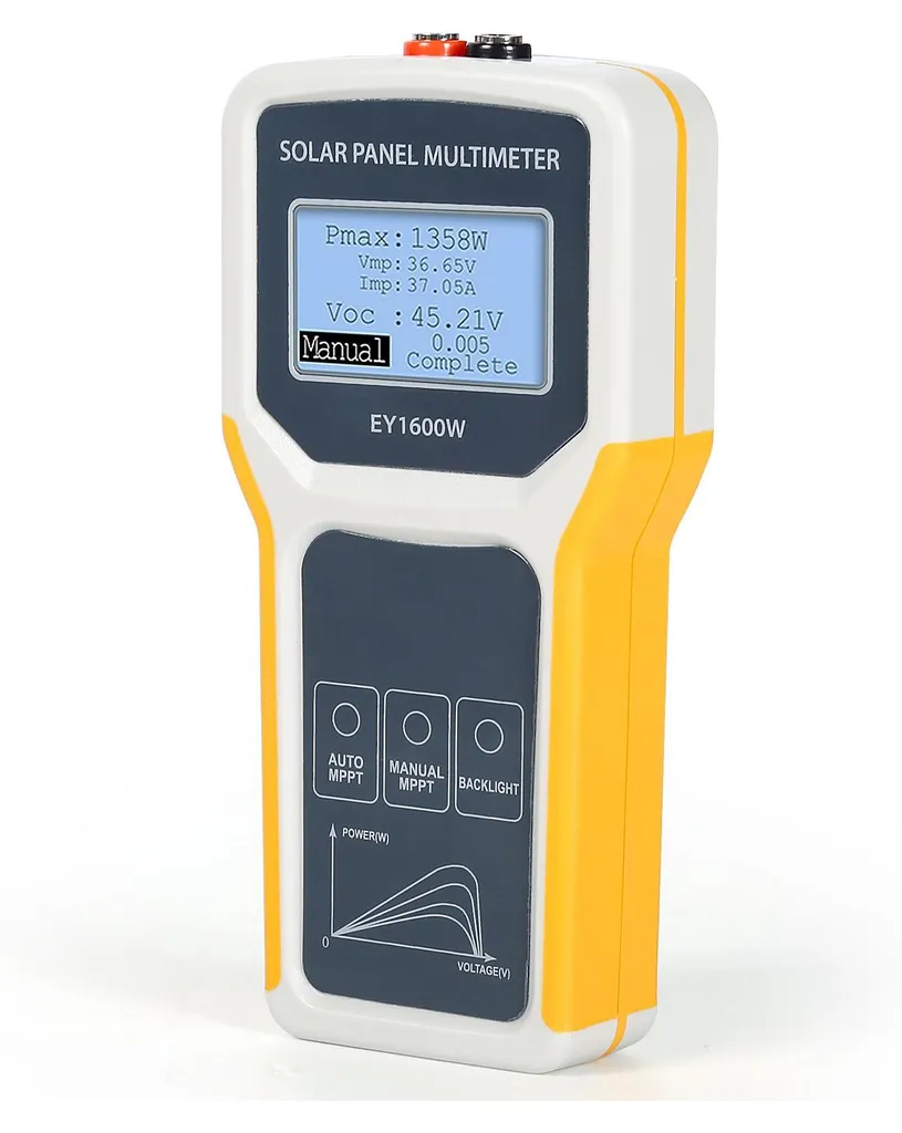Multimètre EY1600W Testeur MPPT Solaire 1600W avec Écran LCD Précis - 9