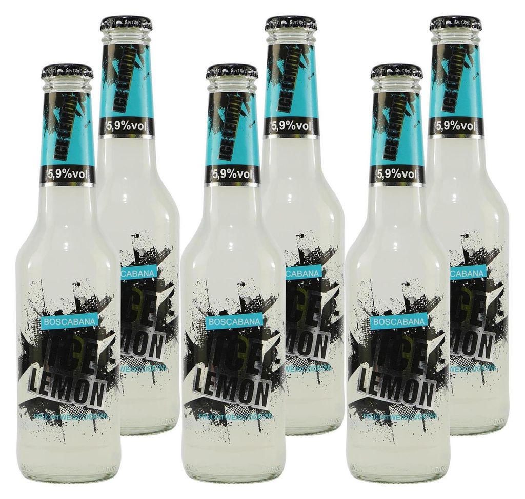 Boscabana Ice Lemon Fruchtweincocktail (12 x 0,275L) Produktbild 