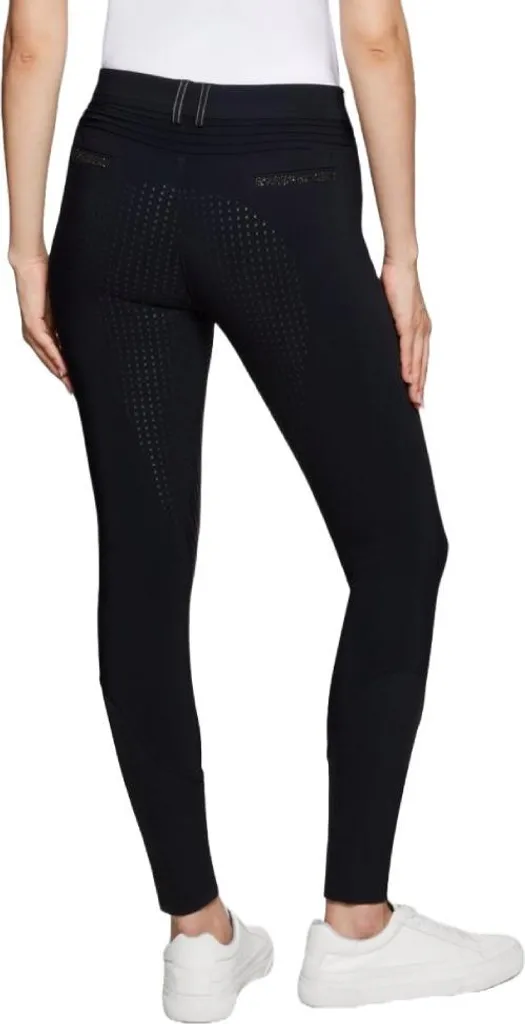 Samshield Diane Culotte d'Équitation Full Grip Noir Haute Densité - 2
