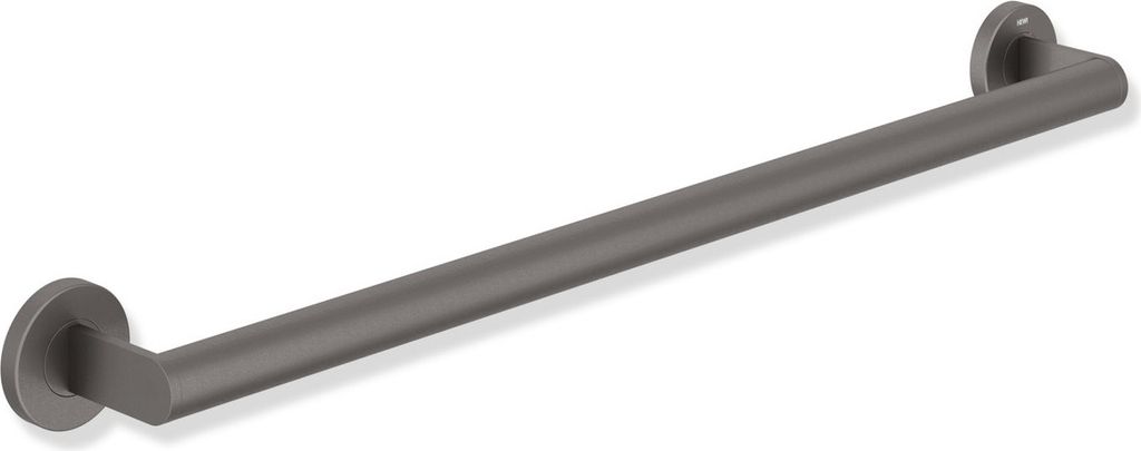 HEWI Haltegriff des Systems 900, Edelstahl, pulverbeschichtet, Achsmaß 900 mm, D: 30 mm, in HEWI Farbe SC (Dunkelgrau Perlglimmer tiefmatt)