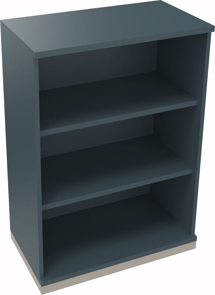 Regal 3OH B800xT442xH1133mm Silberaluminium/Lavagrau