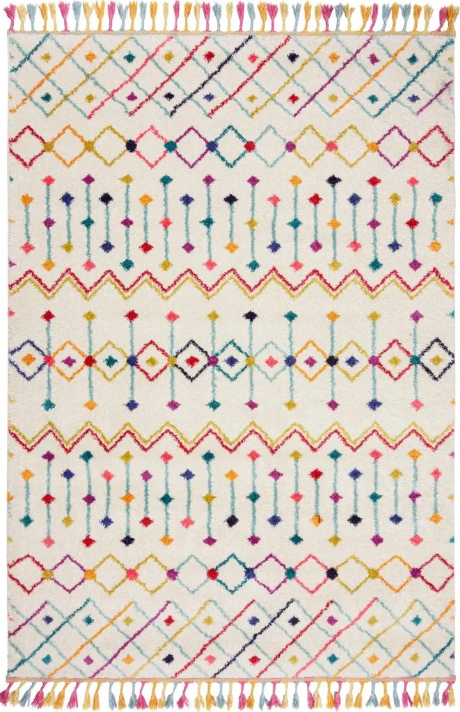 Tapis Descente de Lit Berbère Menara Prairie 80x150 cm Confort Hiver