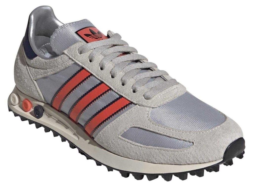Adidas - "OG" Sneaker für Herren, Wildleder GT17289 (45 EU) (Silber/Rot)