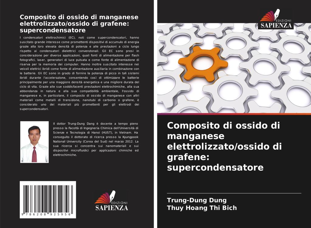 Composito di ossido di manganese elettrolizzato/ossido di grafene: supercondensatore
