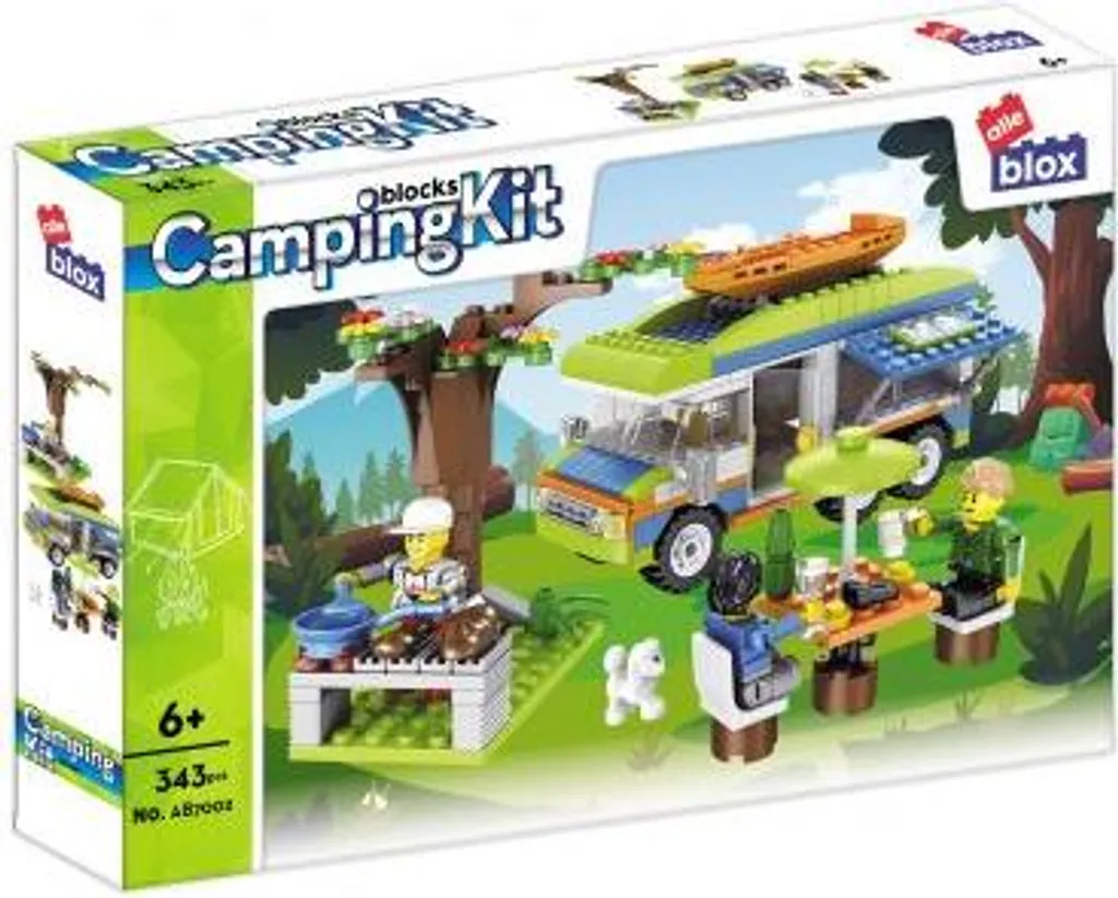 Blocs de construction Alleblox véhicule de camping avec 343 pièces