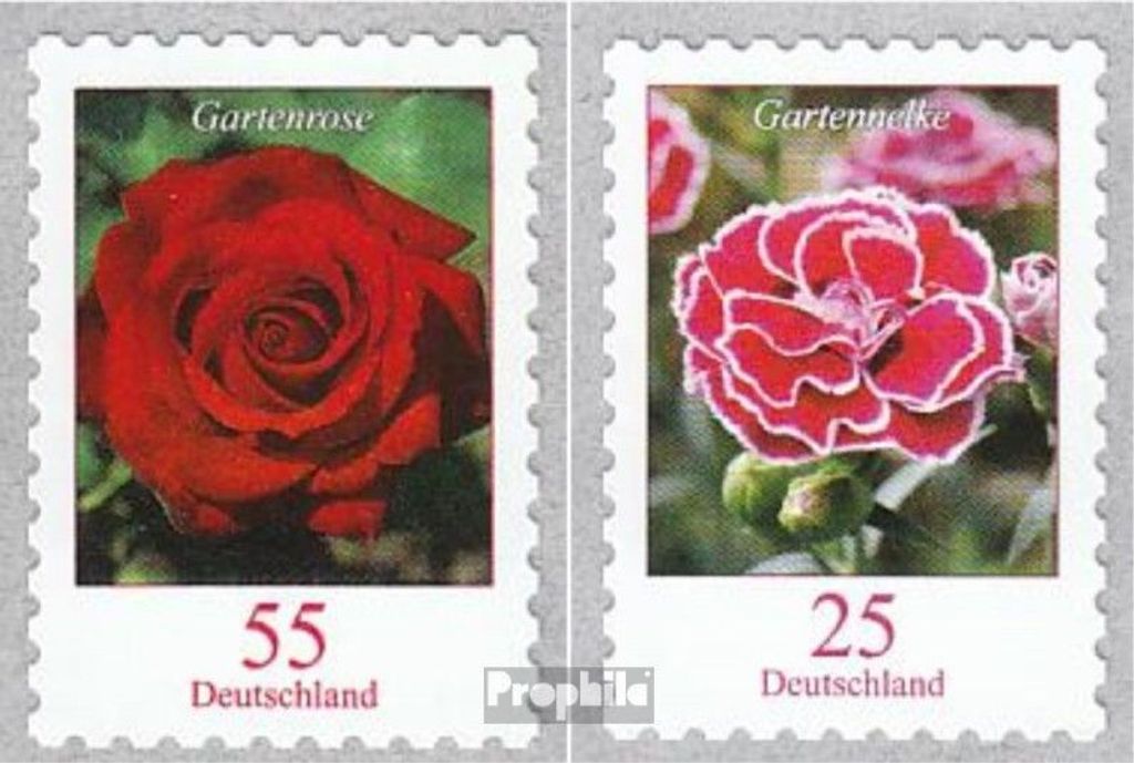 Briefmarken BRD (BR.Deutschland) 2008 Mi 2675,2699 (kompl.Ausg.) selbstklebende Ausgabe postfrisch Blumen