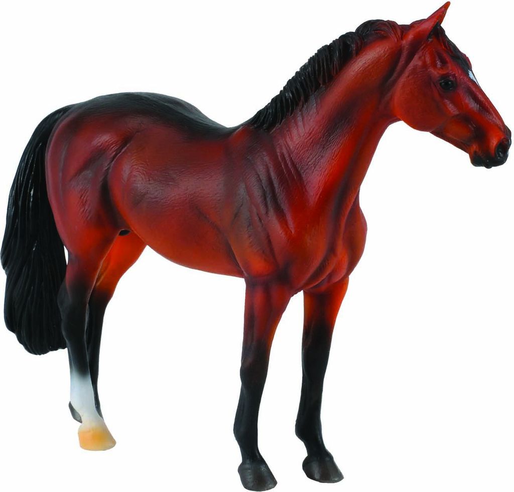 Collecta Hannoveraner Hengst Bay Pferd Figur Pferderasse Hanoverian Stallion