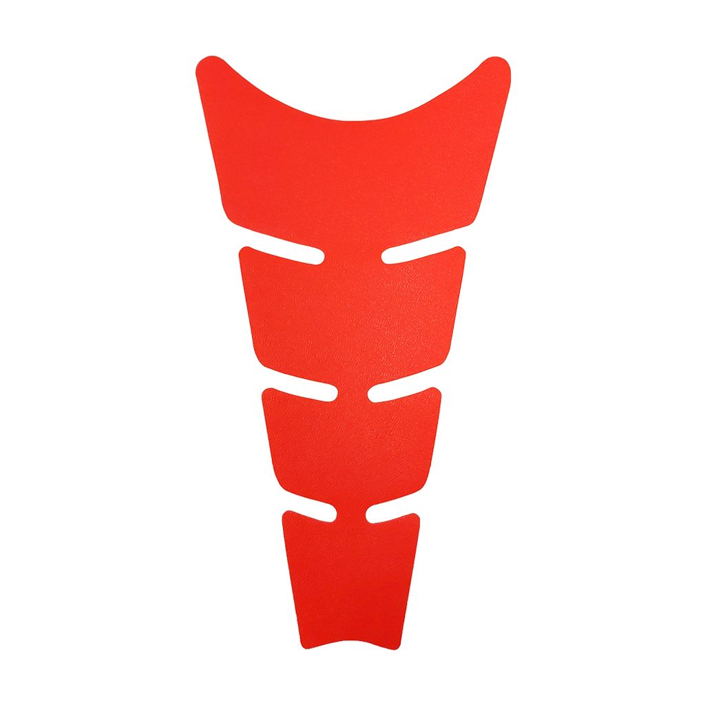 Tank Pad Aufkleber Flat Rhino, Rot Fluo