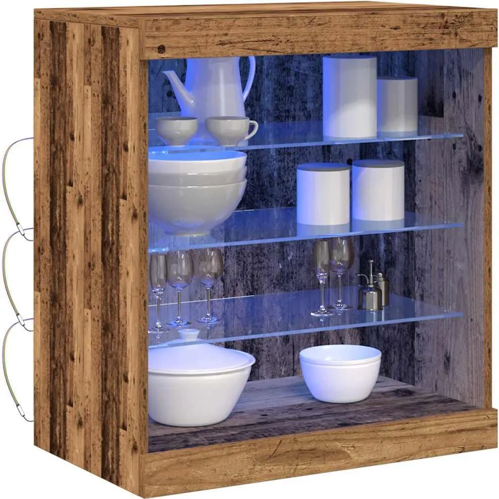 Madia Economica LED SYFAX™ 60cm - Legno Multistrato Effetto Vintage