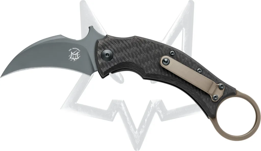 Couteau de Défense Fox Blackbird Bastinelli pour Port Quotidien EDC
