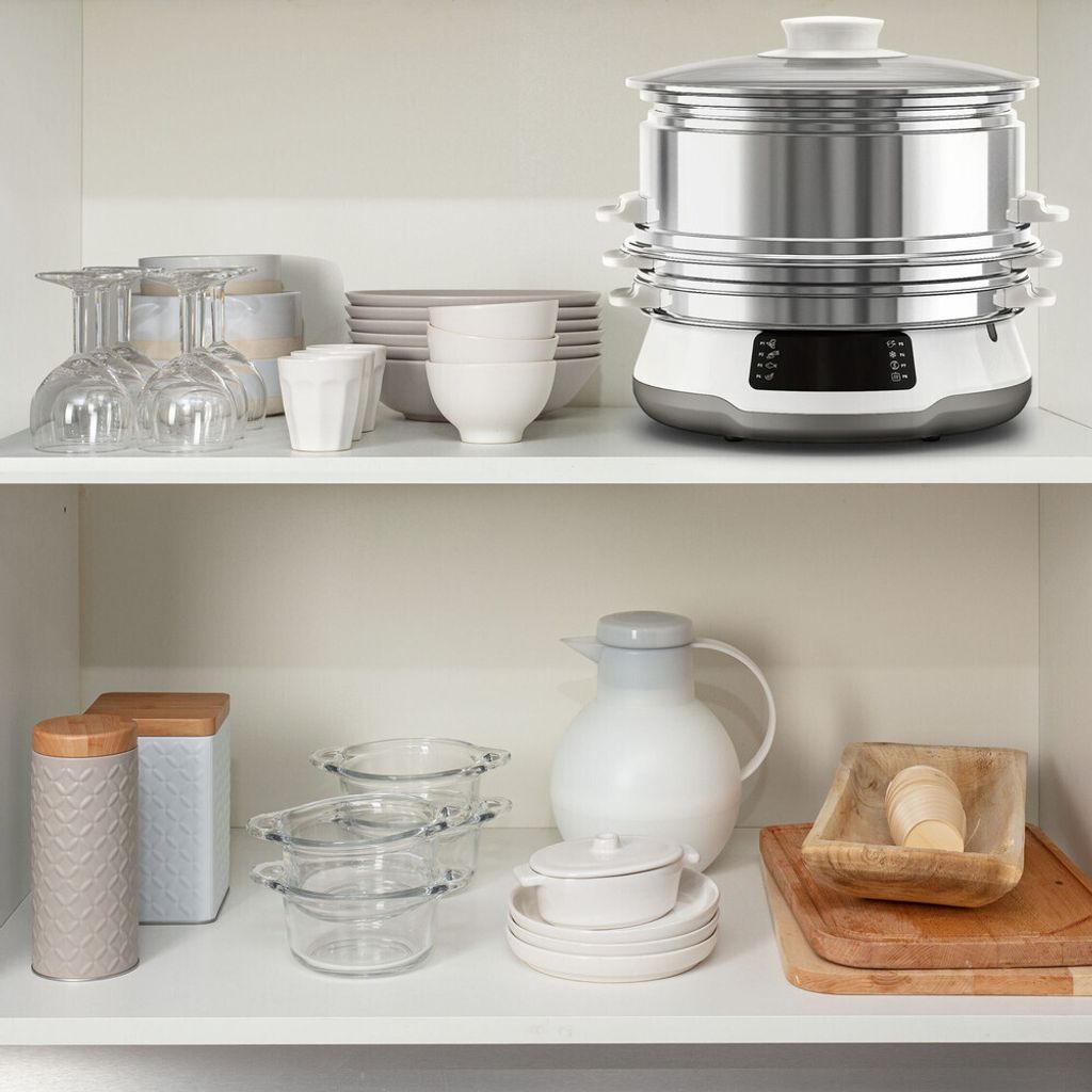 Tefal VC502D Dampfgarer Deluxe, 8 Programme, Edelstahl Produktbild 6