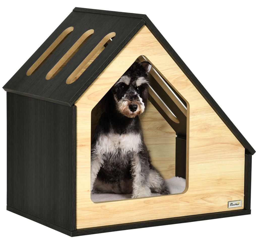 Niche en bois PAWHUT D02-120, niche pour chat, avec Image du produit 