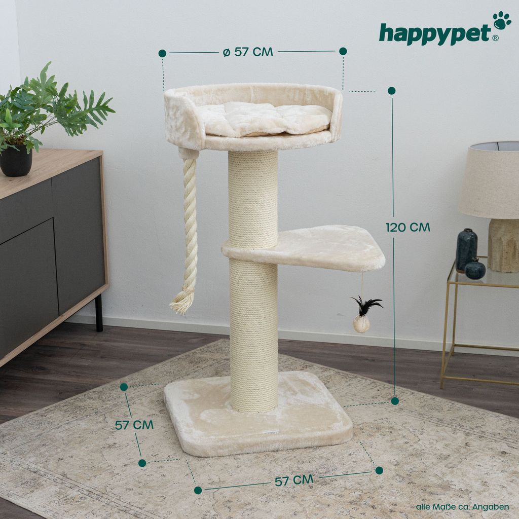 HAPPYPET Premium Kratzbaum Grosse Katzen Stabil 'Felix' - Produktbild 7