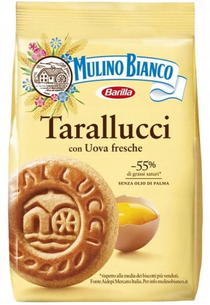 Mulino Bianco 8076809572828, Plätzchen, 350 g, 467 kcal, Produktbild 