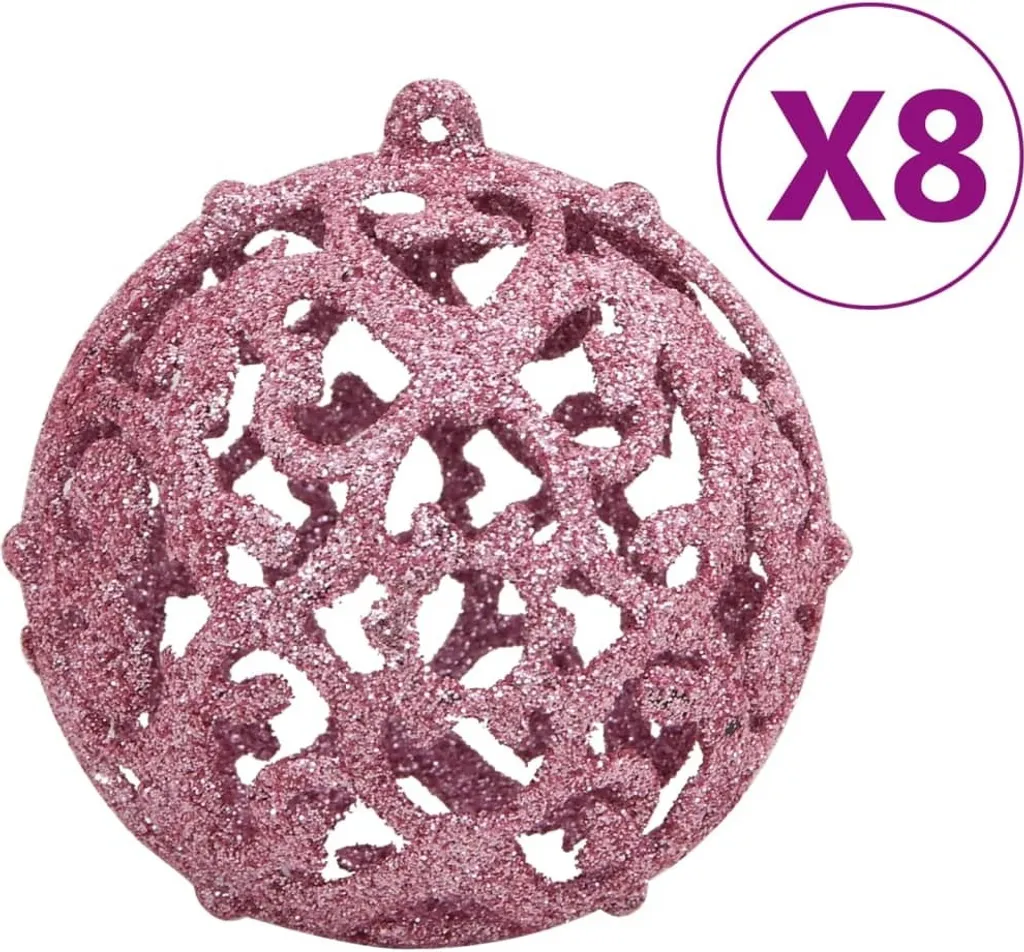 Décorations de Noël Rosa : lot de 111 boules incassables légères