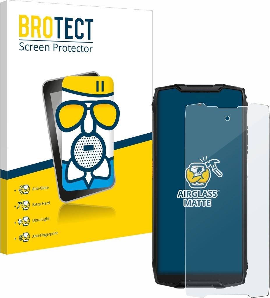 BROTECT Entspiegelungs Schutzglas für Blackview BV9300 Schutzfolie Panzer Folie Glas Display Schutz matt