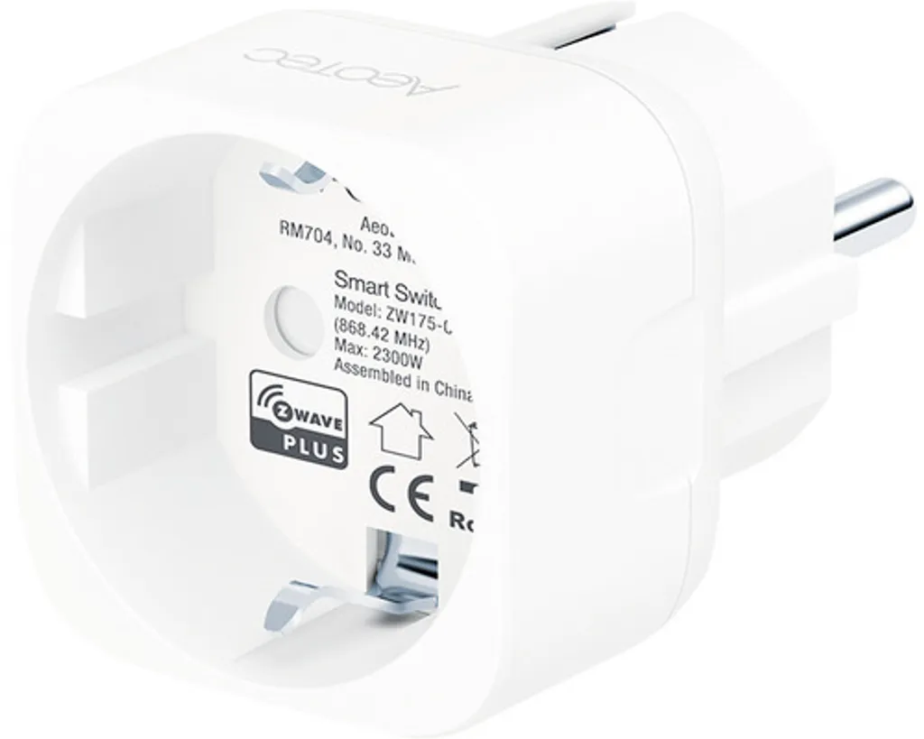 Prise Intelligente Z-Wave Aeotec Smart Switch 7 - Prise Connectée Blanche - 12