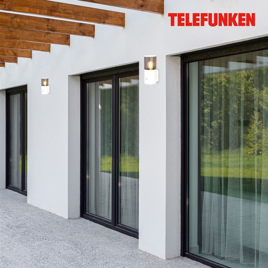 Telefunken LED nástěnné svítidlo, detektor pohybu, ochrana Obrázek produktu 