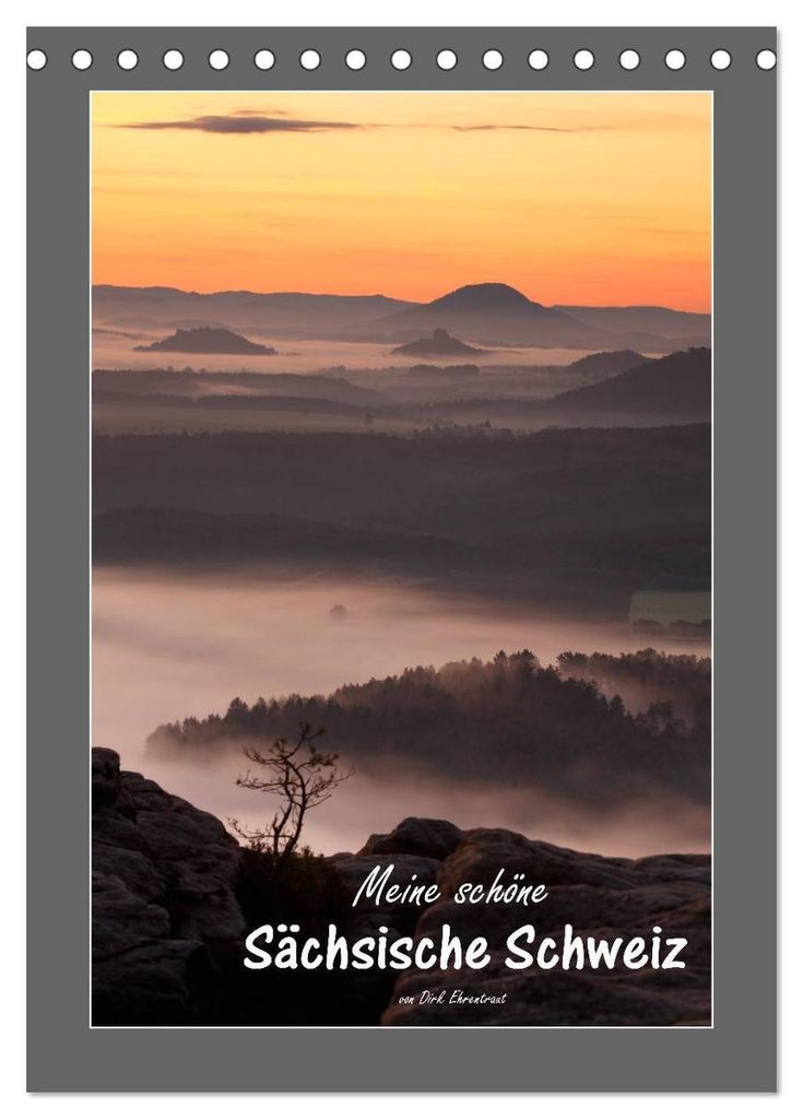 Meine schöne Sächsische Schweiz (Tischkalender 2027 DIN A5 hoch), CALVENDO Monatskalender