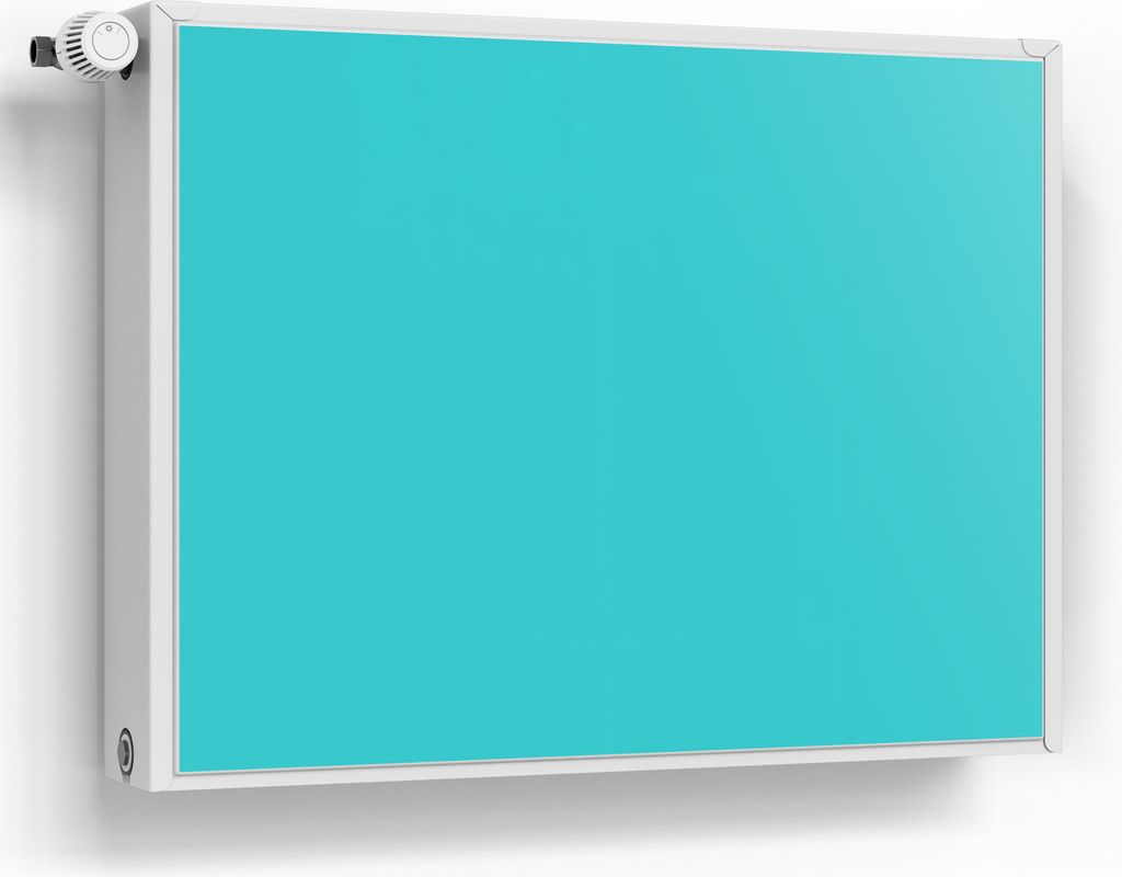 DEQORI Magnetmatte Heizung beschreibbar 80x60 cm 'Türkis' Magnetfolie