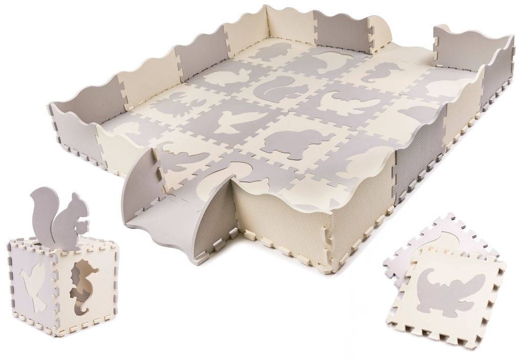 9er Puzzlematte Spielteppich Schaumstoff Kinderteppich Bodenmatte Kinder Matte 
