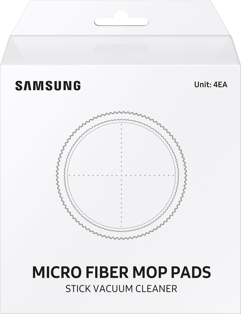 Samsung VCA-SPW90, Feuchte Tücher, Stabstaubsauger, Grau, Produktbild 
