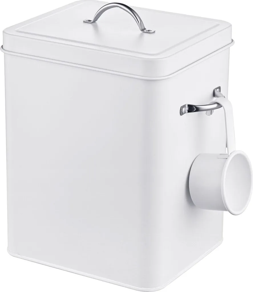 Boîte de rangement en métal de 6 L avec couvercle hermétique - Modèle Loft