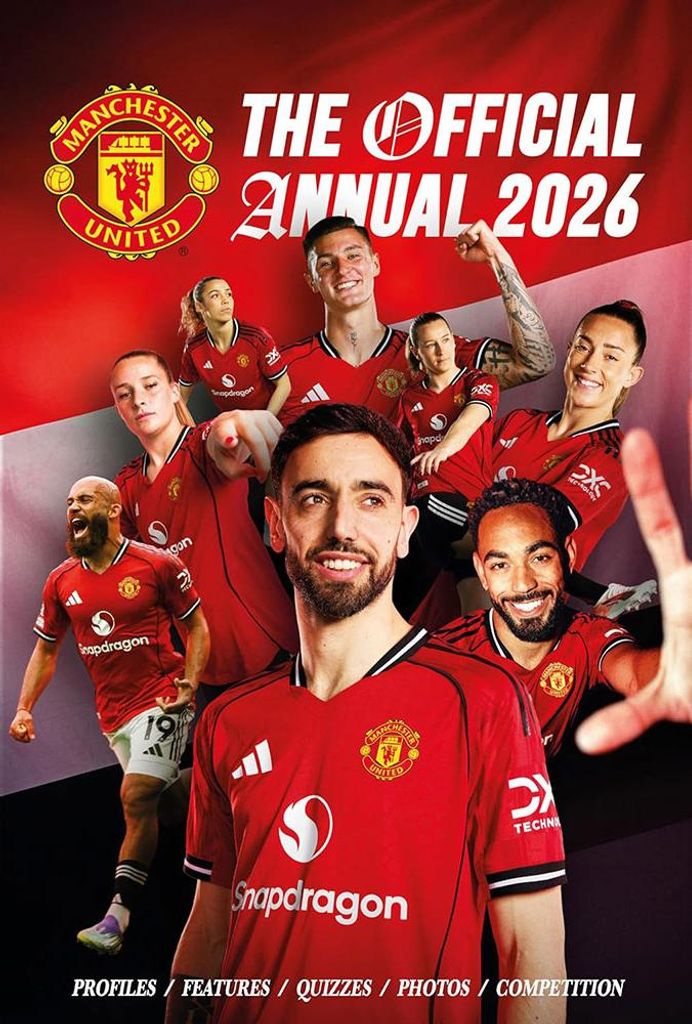 Manchester United FC - "2026" Jahrbuch TA13978 (Einheitsgröße) (Rot)
