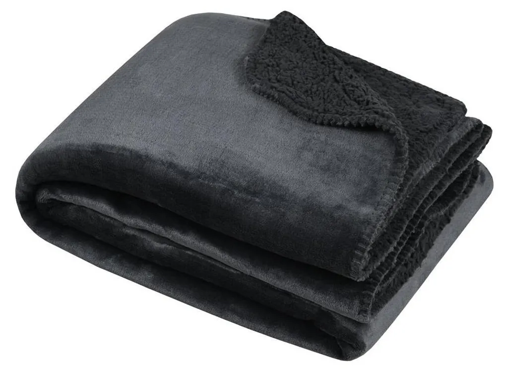 Couverture Polaire Douce Plaid Uni Douillet pour Canapé et Salon Chic