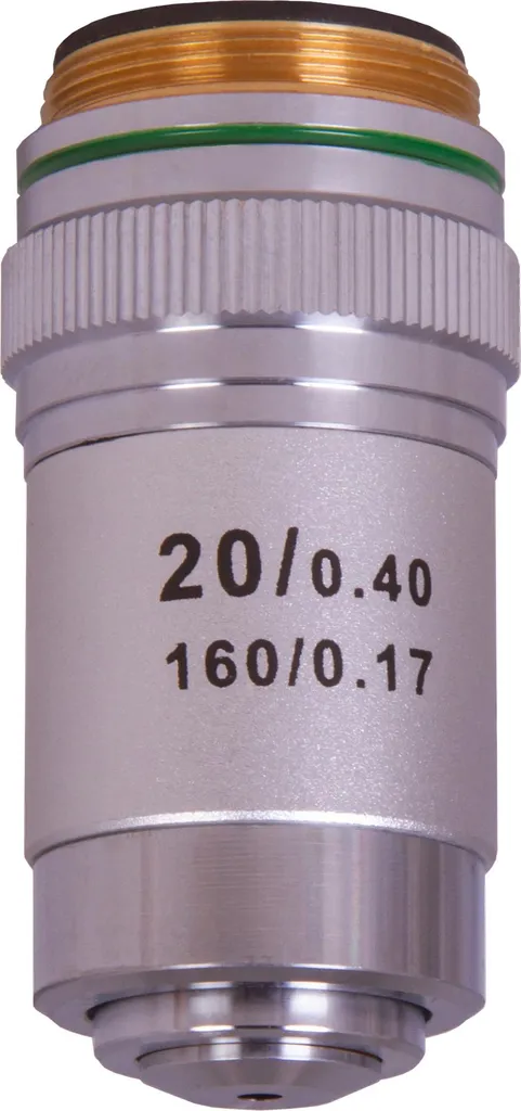 Objectif achromatique Levenhuk 20x MED 76066 avec lentilles en verre