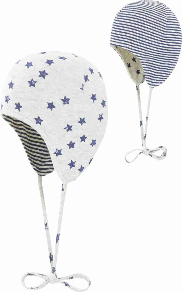 Döll Reversible Beanie Junior | Look Righe & Stelle | Street Style Cotone - 1
