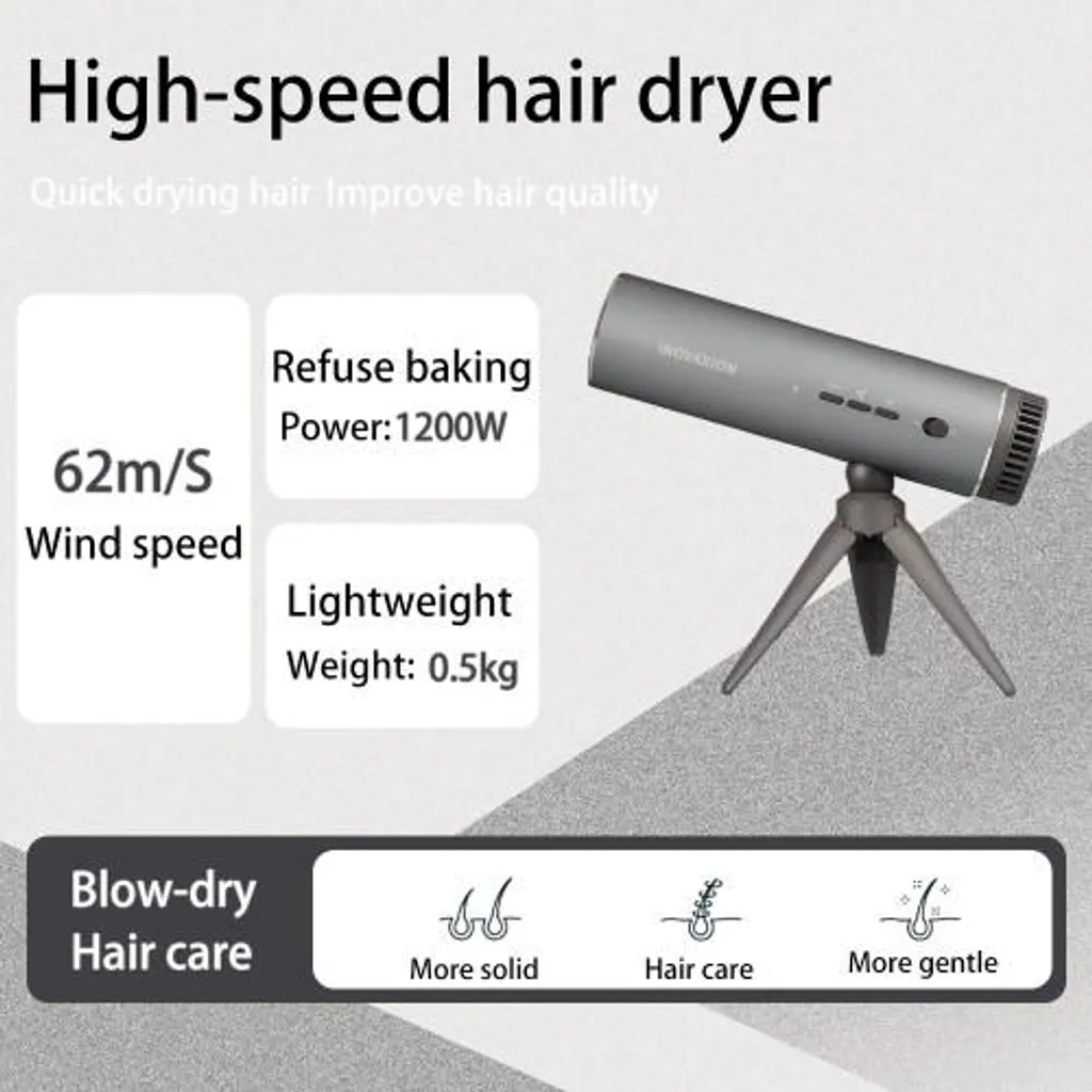 Sèche-cheveux Mains Libres HandsFreeDryer Silver - Idéal Coiffage - 2