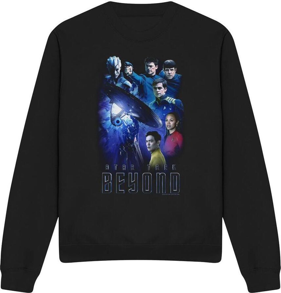 Star Trek Beyond - Sweatshirt für Herren/Damen Uni TV11467 (S) (Schwarz)