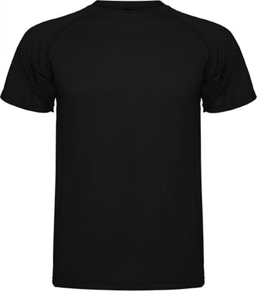 Roly CA0425 | Herren Montecarlo T-Shirt, Piqué - Farbe: Black 02 - Größe: S