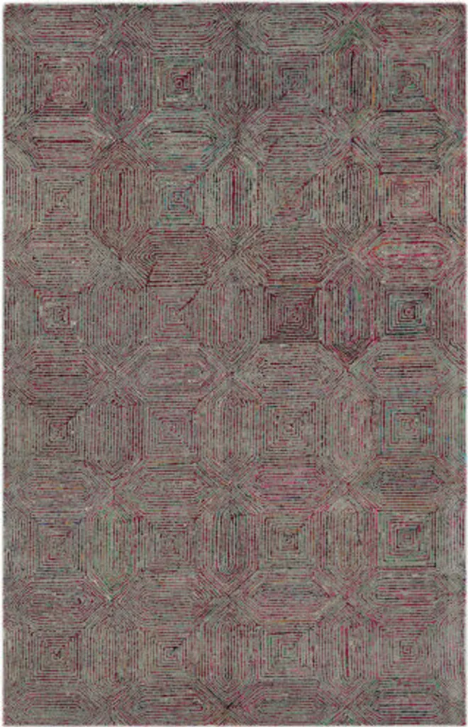 Tapis violet Chocho 153x244 cm lavable et résistant aux taches