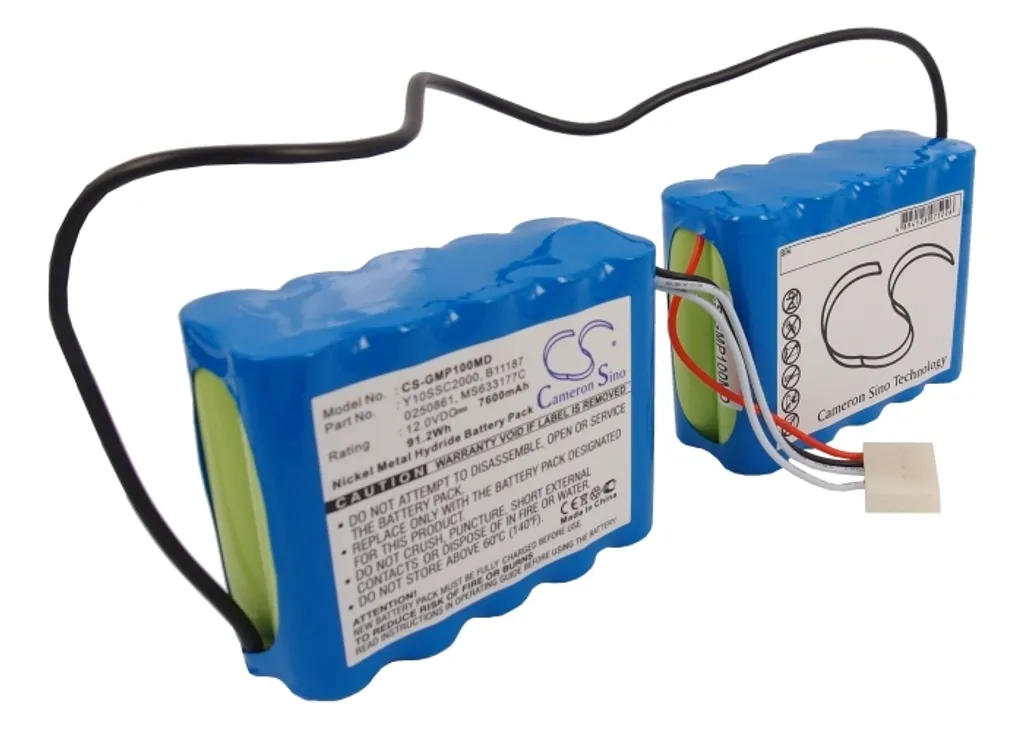 Batterie Haute Capacité pour GE DP1000 et Criticon Pro 300 VSM - 7.2V