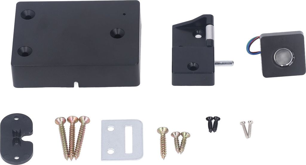 Smart Cabinet Lock,Fingerprint Cabinet Lock,Electronic Cabinet Door Locks,USB Keyless Drawer Door Lock,Keyless File Drawer Wardrobe Lock,Cabinet Ha...