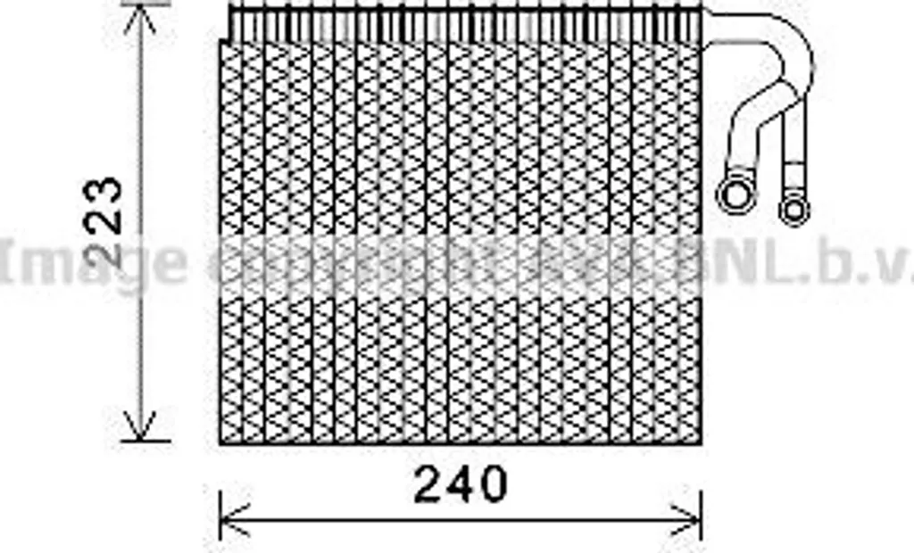 Évaporateur climatisation contre les fuites de gaz de Mini R53 R52