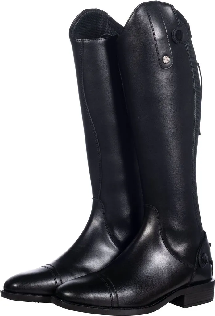 Bottes d'équitation en cuir HKM Julie Kids taille standard pour enfant