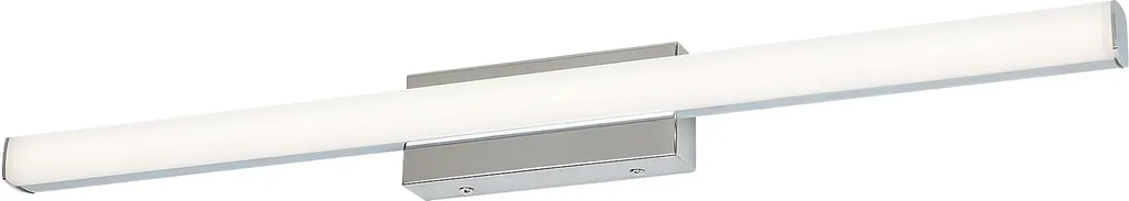 Lampe de miroir LED 13W chrome pour salle de bain Bastian 5781
