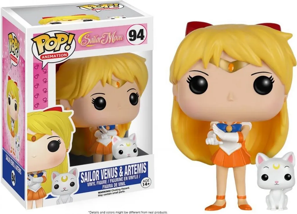 Figurine Funko Pop Sailor Moon Sailor Venus & Artemis Animation n°266