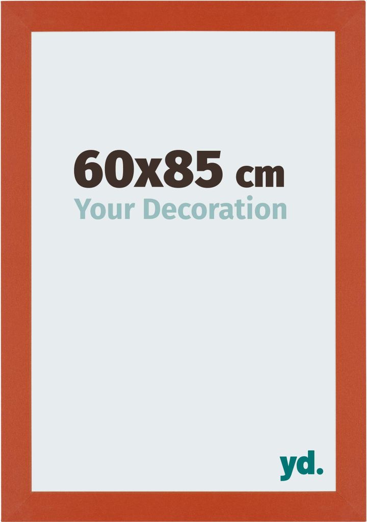 Bilderrahmen, 60x85 cm, Orange, MDF, Mura