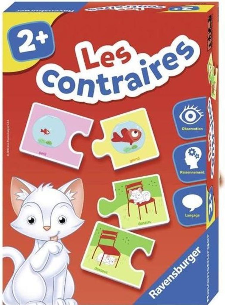 Jeu éducatif Les Contraires Ravensburger, Découverte des Image du produit 