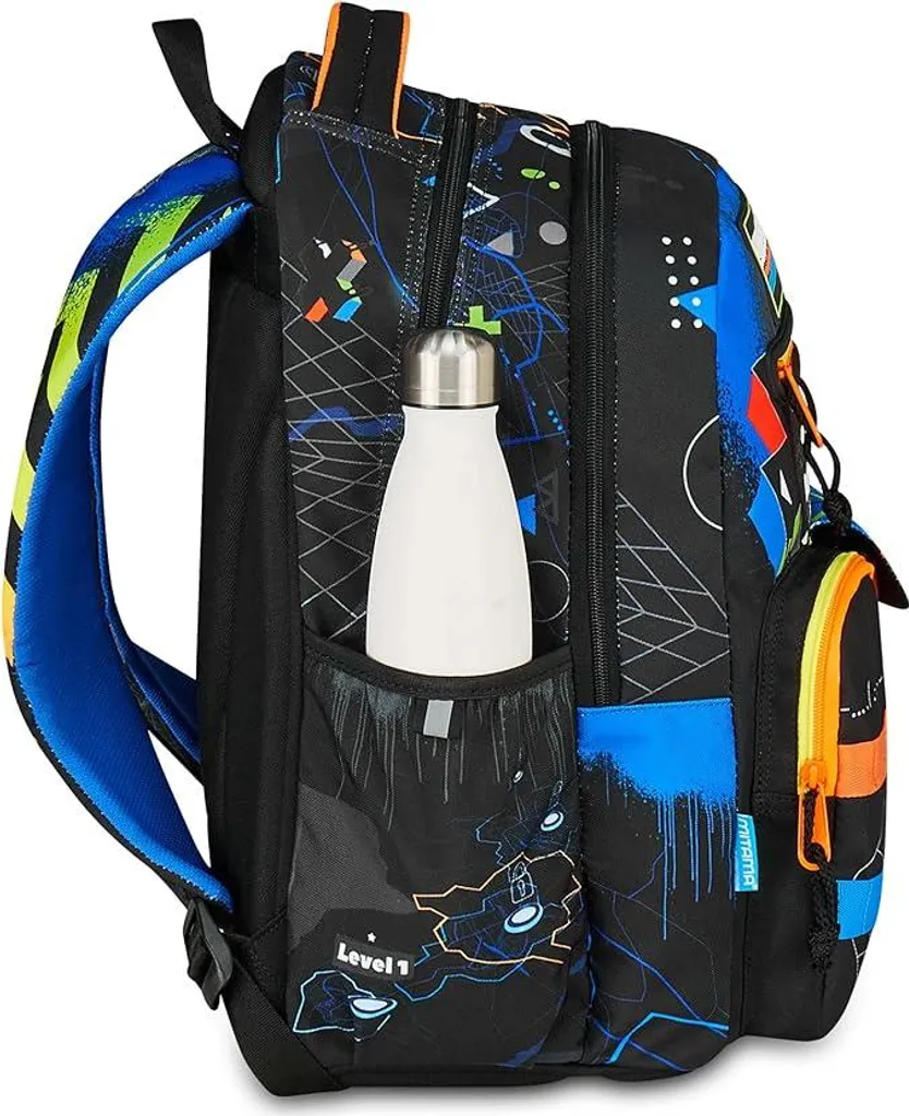 Cartable scolaire extensible Mitama New Plus CyberPlay avec dos renforcé