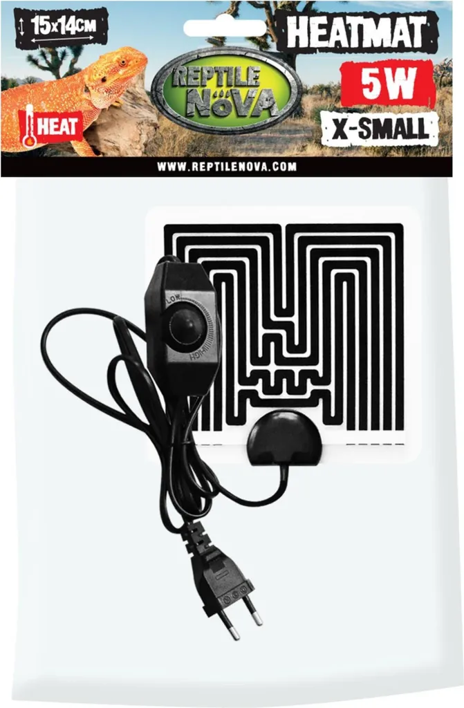 Tapis chauffant réglable 5W 15x14cm - Reptile Nova HEATMAT-R100 XS
