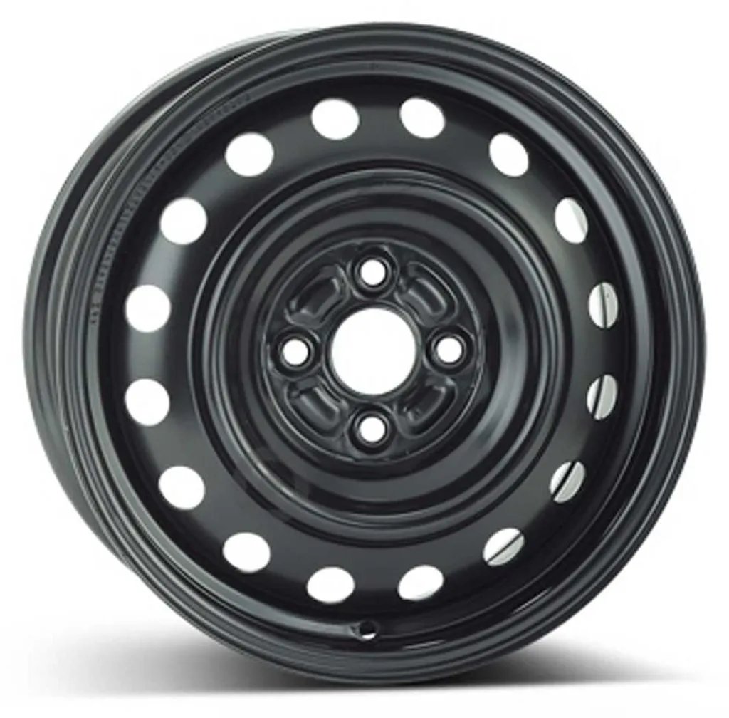 Jante ALCAR ACCIAIO 9145 noire 6x15 4x100 ET 45 haute résistance fer