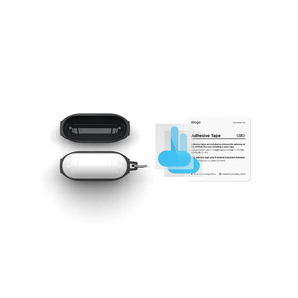 Étui elago AirPod 3 EDC noir - Coque de protection robuste et compacte - 5
